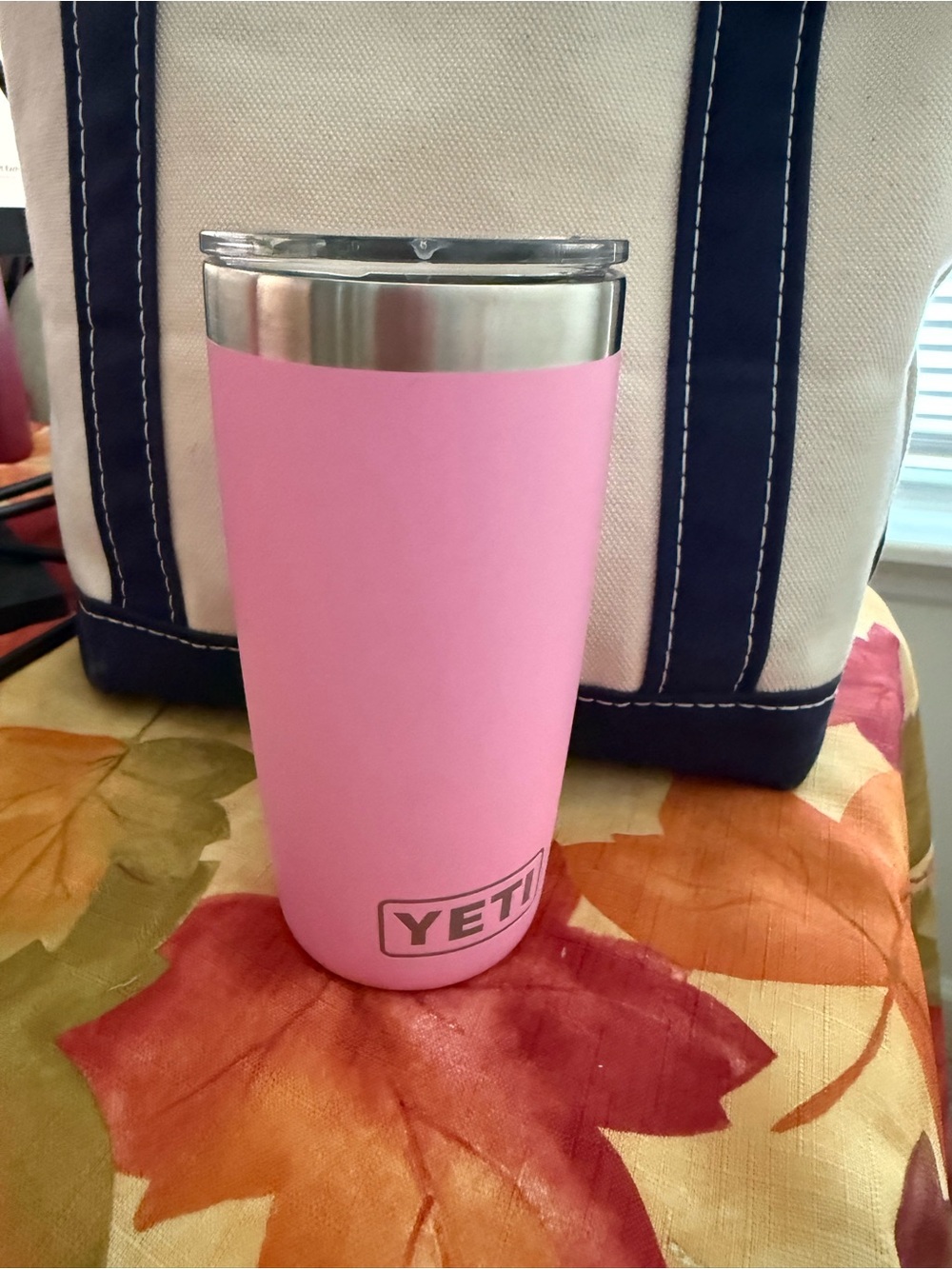 YETI Pink Stainless Steel Tumbler - Insulated Travel Cup